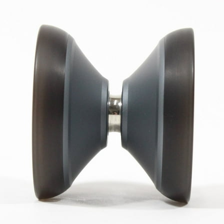 MAGICYOYO V13 Deepspin Bi-Material Yo-Yo - Aluminum Body with PC - Responsive/Unresponsive YoYo (Grey with Black PC)