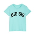 thumbnail image 2 of Piuwrlz 4 Years Girls Short Sleeve T-Shirt Toddler Summer Printed T Shirt Light Blue Cotton Crew Neck Shirt Top Light Blue Size 4 Years, 2 of 4