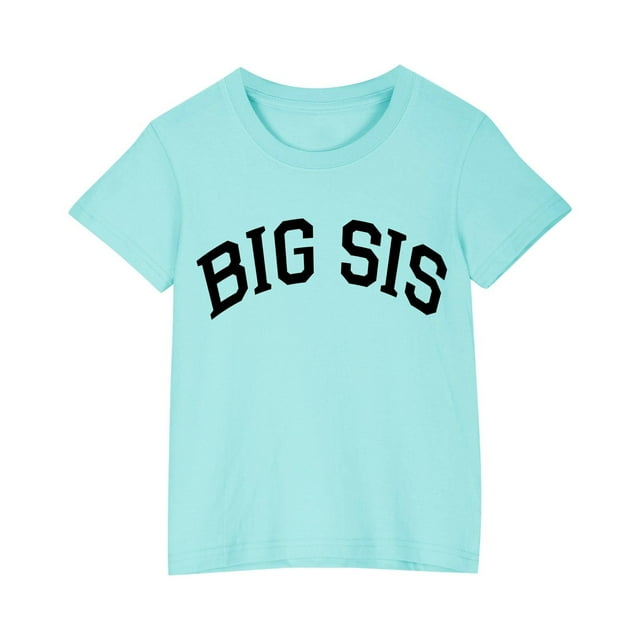 Mgmyaa T-Shirts à Manches Courtes pour Garçons et Filles, T-Shirts Graphiques d'Été pour Enfants, Col Rond, Imprimé Lettre Basique, Blouses 3-10 Ans