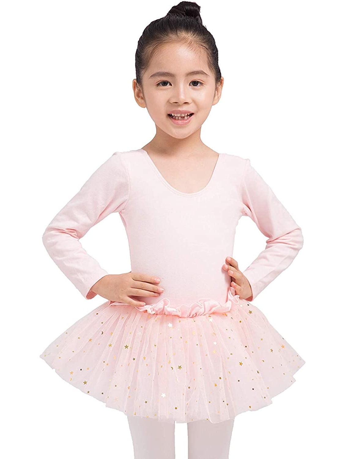 US Toddler Girls Gymnastics Leotard Jumpsuit Ballet Dance Tutu Skirt Dancewear 