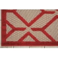 thumbnail image 5 of Nourison Aloha Indoor/Outdoor Casual Geometric Red 3'6" x 5'6" Area Rug, (4' x 6'), 5 of 7