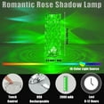 thumbnail image 3 of MKDER-Crystal Lamp Touch, RGB 16 Colors Changing Night Light with Remote, Rechargeable Crystal Table Lamp Bedside Lamp, Rose Wave Diamond Night Light, Ambient Lighting for Bedroom/Game Room/Dinning R, 3 of 4