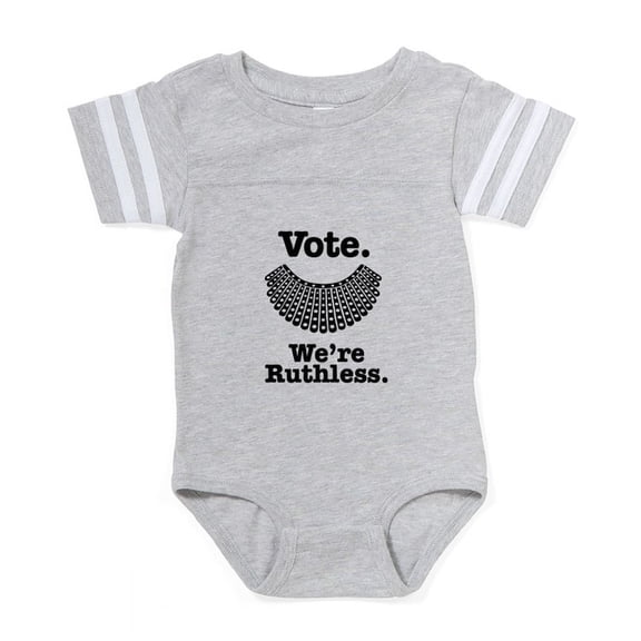 CafePress - Vote We're Ruthless Ruth Ba - Cute Infant Baby Football Bodysuit