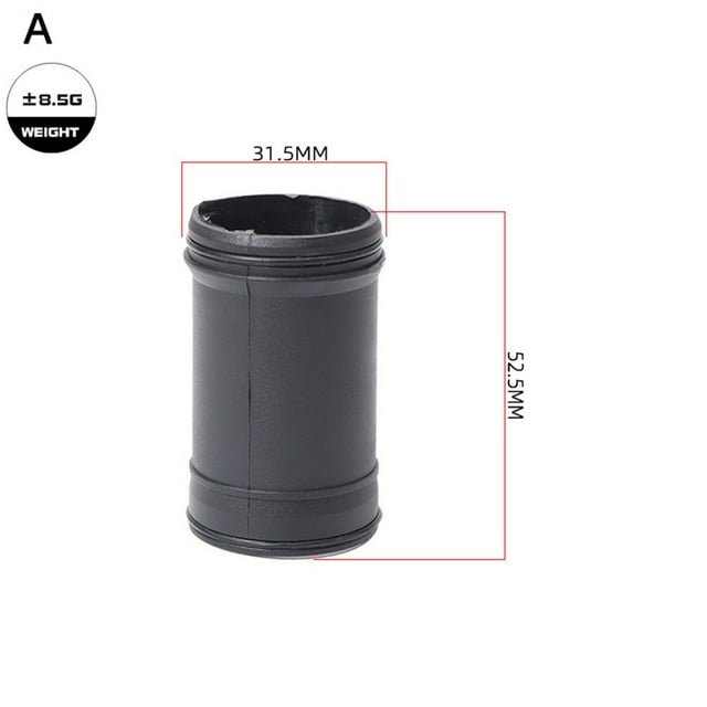 Length 52.5mm For Bicycle Maintenance Plastic Bottom Bracket Sleeve 30.8mm Diameter 31.5mm Diameter Plastic Material