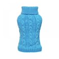 thumbnail image 3 of EASTIN Turtleneck Classic Straw-Rope Pet Dog Sweater Apparel, 3 of 12