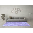 thumbnail image 3 of Ahgly Company Machine Washable Indoor Rectangle Patchwork Blue Transitional Area Rugs, 4' x 6', 3 of 4