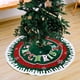 thumbnail image 3 of RV Navidad copo de nieve borde rojo y verde impresión letras en inglés árbol creativo falda árbol fondo decoración atmósfera suministros brillar  Electrónica, 3 of 3