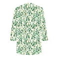 thumbnail image 7 of Dasayo Boho Womens Tops 3/4 Sleeve Summer Tropical Smocked Blouses Women's Blouses L, 7 of 7
