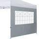 thumbnail image 1 of COOSHADE Lateral para Toldo Plegable 10x10 Gris, 1 of 6