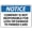 Warning Sign 1, variant on Warning Notice Traffic Sign Notice - MSDS Here - 8"x12" Aluminum Safety Tin Road Sign for Lab, Chemical Storage Room