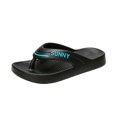 thumbnail image 3 of Willtoo Flip Flops for Men Letter Print Thick‑Soled Non‑Slip Slide Sandals Lightweight Soft House Slippers for Indoor Outdoor Beach Shower, 3 of 5