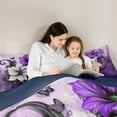 thumbnail image 5 of Castle Fairy Retro Flower Boy Girl 2Pcs Bedding Comforter Set,Floral Butterfly Twin Comforter Sets,Botanical Plants Breathable Bedding Set,Luxury Bedroom Decor, 5 of 8