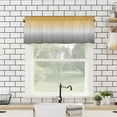 thumbnail image 4 of Valances Curtain Yellow and Grey Ombre Kitchen Curtain Valances Gradient Gradual Color Window Treatment Short Topper Curtains for Kitchen Bathroom Living Room 1 Panel 42x12 Inch, 4 of 5