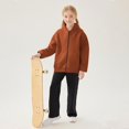 thumbnail image 3 of Bnwani Hoodies for Little Girls Long Sleeve Pockets Zip Up Sweatshirt Plain Tops Pullover, 3 of 8