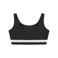 thumbnail image 5 of vastwit Kids Girls Athletic Sports Vest Top Soft Crop Cami Sleeveless Shirt Bra Tops Gymnastics Black 14, 5 of 6