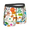 thumbnail image 4 of Uemuo Animals Pattern Men's Boxer Briefs,Trunk Anti-Chafing,Comfortable, Durable, and Stylish Underwear-X-Large, 4 of 9