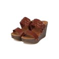 thumbnail image 5 of New Women Refresh Mara-16 Leatherette Open Toe Double Band Platform Wedge Sandal, 5 of 5