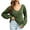 Army Green, variant on Womens Fall Fashion 2022! QLEICOM Sweaters for Women, Women's Design Button Sweater Women's Loose Autumn And Winter Long Sleeve Knit Sweater On Clearance
