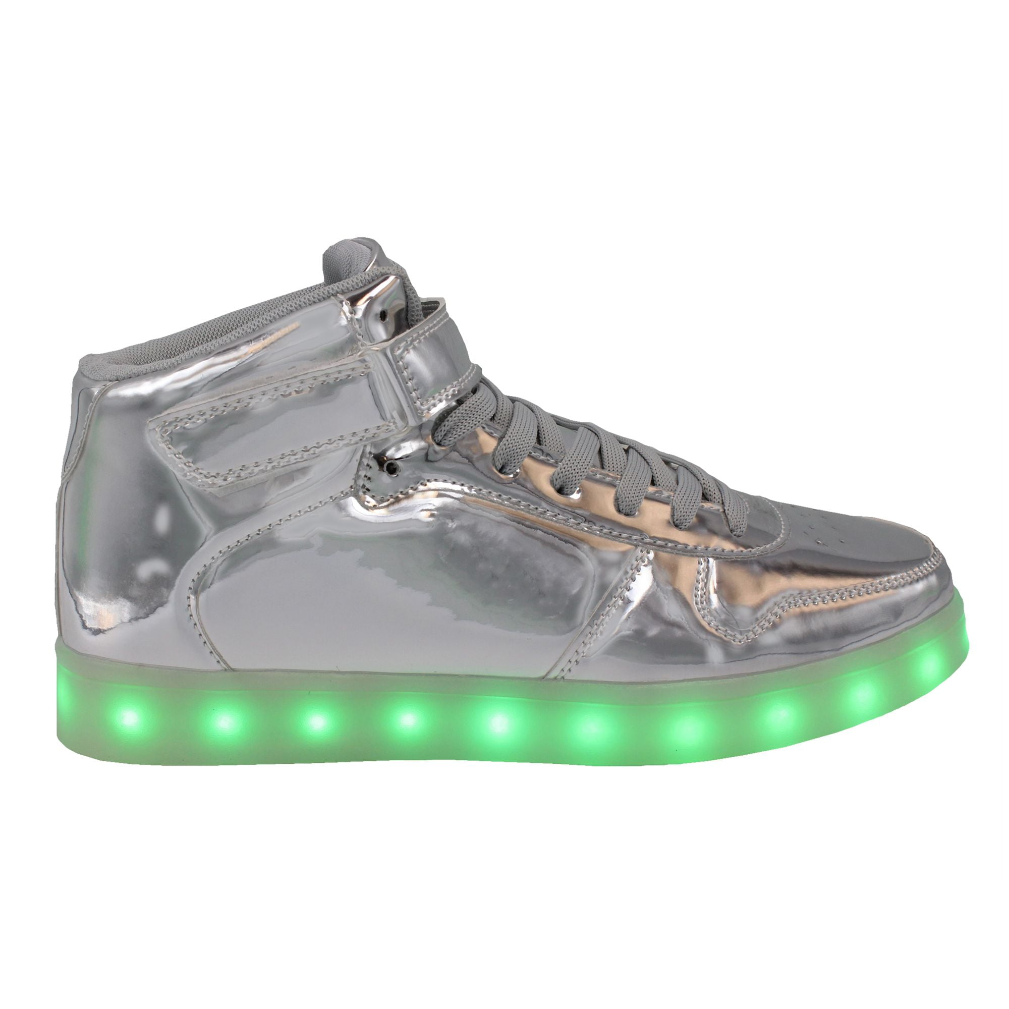 LED Light Up Sneakers Kids High Top USB 