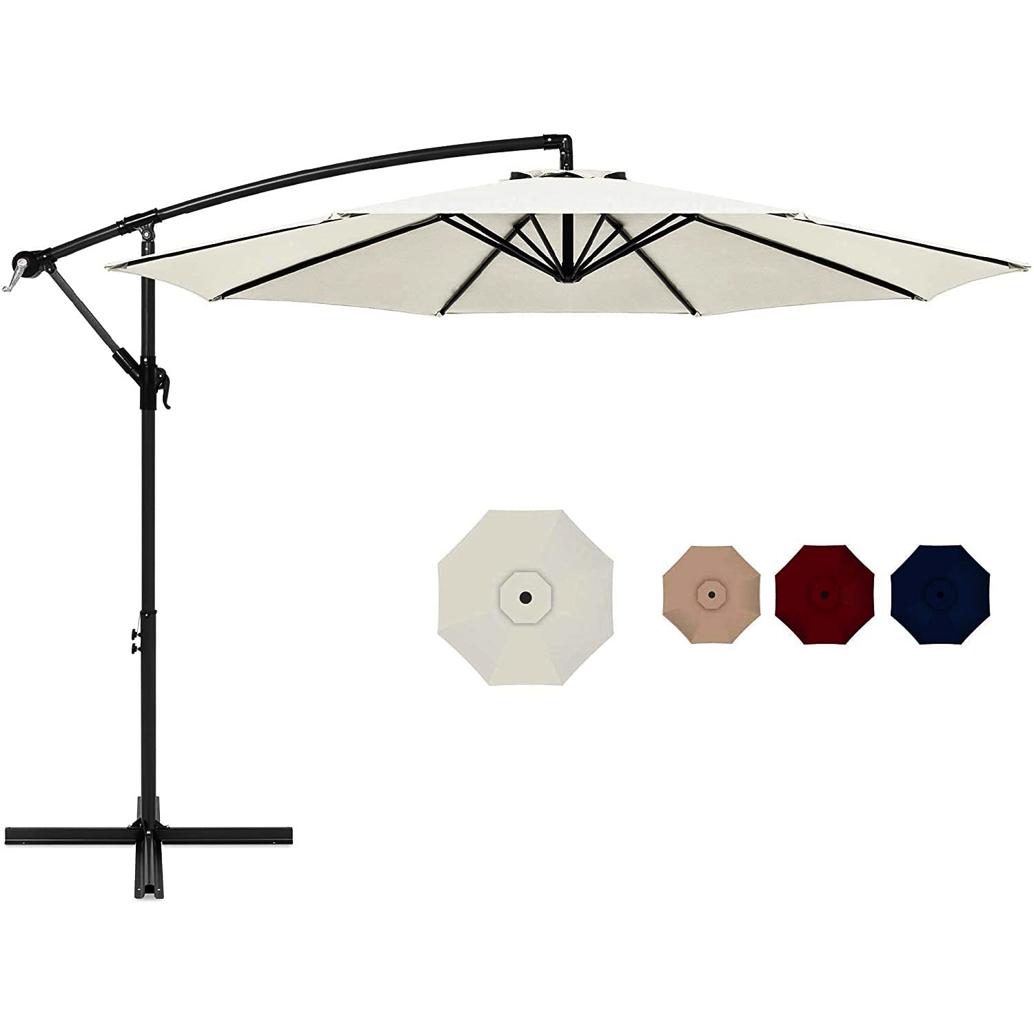 Patio Umbrella 10FT Offset Cantilever Umbrellas Outdoor Umbrella 95 UV