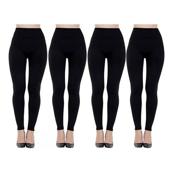 Pack 4 Colores Leggins Faja Termicos Afelpados Unitallas Yog LOLE  Leggings