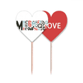 thumbnail image 1 of Stylish Alphabets Quote Handwrite Toothpick Flag LOVE Heart Lable Cupcake Pick, 1 of 4