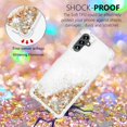 thumbnail image 3 of Aesthetic Funda para Samsung Galaxy A14 5G Case Clear Silicone for Women Girls, Cute Phone Case Samsung A14 5G Case Glitter Pink Shockproof and Bumpers Cover (Gold), 3 of 14
