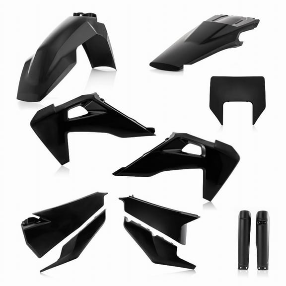 Acerbis 2791530001 Full Plastic Kit Black
