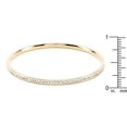 thumbnail image 2 of Precious Stars Silvertone, Goldtone or Black Thin Crystal Bangle Bracelet, 2 of 2