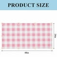 thumbnail image 6 of Pink Checkered Fluorescent Light Covers for Ceiling Lights 4x2 feet, 3 Pack Magnetic Light Filters for Classroom, Pink White Buffalo Plaid Fluorescent Light Shade Panel for Office School Drop Home, 6 of 9