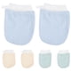 thumbnail image 1 of 3 pares de manoplas para recién nacidos que no rayan los guantes transpirables para bebés, manoplas unisex para bebés, 1 of 7