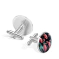 thumbnail image 3 of Flamingo Elegant Stainless Steel Men's Cufflinks for Business Attire, Weddings, and Special Occasions, 3 of 6