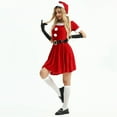 thumbnail image 7 of Christmas Dresses Christmas Party Outfits for Women Ladies Christmas Dress Red Santa Show Casual Dress, 7 of 7