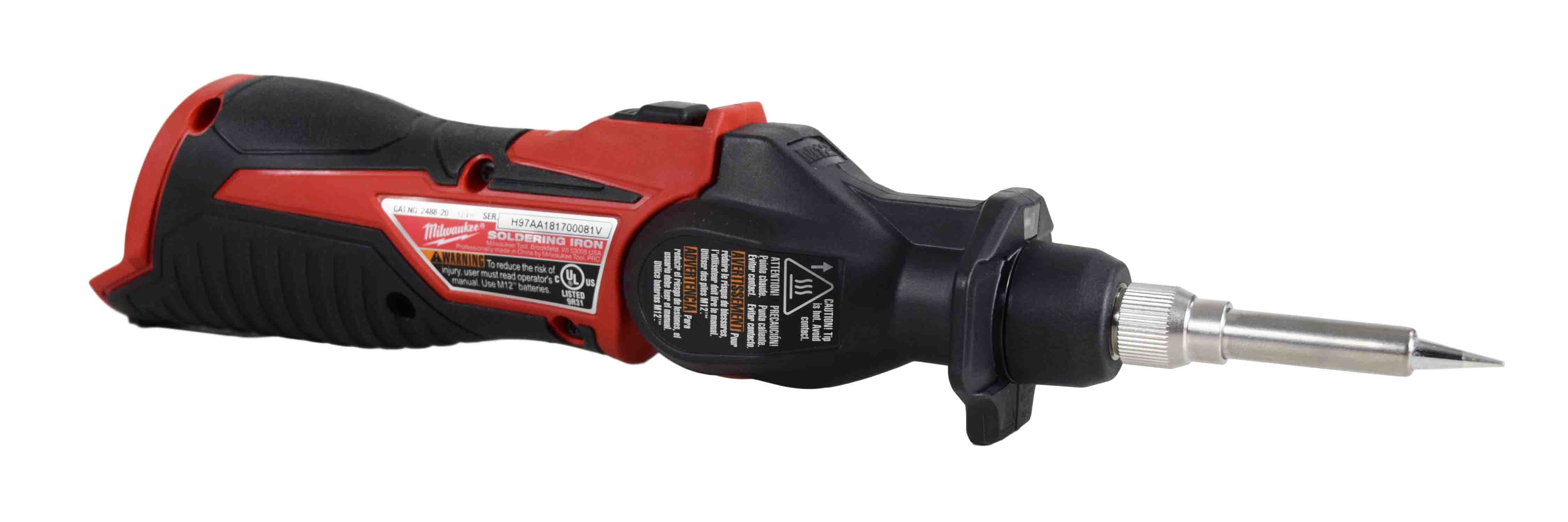 Milwaukee 2488-20 12V Cordless Pivoting Head Soldering Iron (Tool Only)