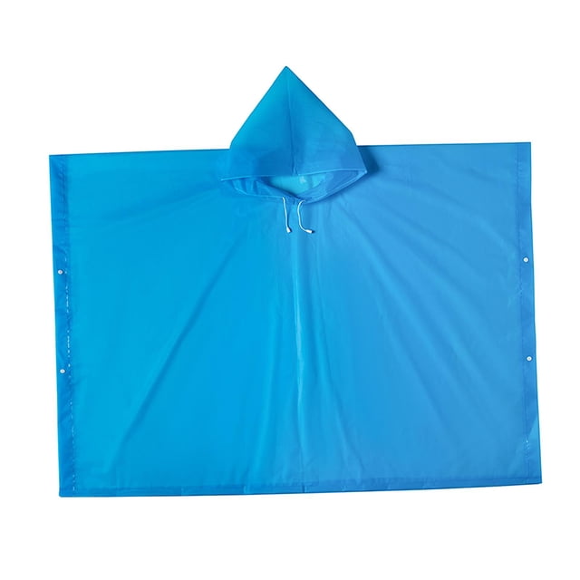 koolsoo Imperméable pour Enfants Confortable Réutilisable Garçons Filles Manteau de Pluie Poncho de Pluie Bleu
