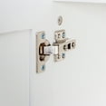 thumbnail image 3 of Noble House Tove 29.9" Bathroom Wall Cabinet, Over-Toilet Storage, Towel Bar with Hooks, Adjustable Shelf, White, 3 of 14