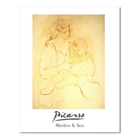 Pablo Picasso Mother and Son Wall Picture 16x20 Art Print