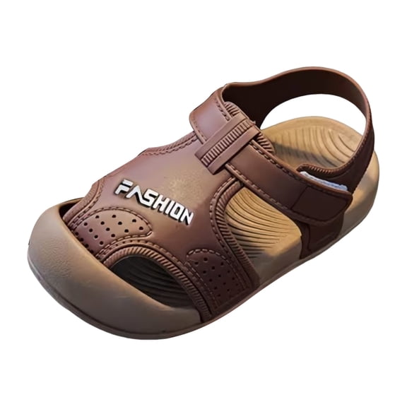 KPOPLK Toddler Girls Sandals Little Girls Kids Summer Shoes Toddler Sandals Size 9,Brown
