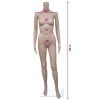 thumbnail image 5 of vidaXL Headless Female Mannequin 1 Piece PP Body Armored Glass Base Aluminum Stand, 5 of 5