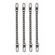 thumbnail image 2 of Correa de Cadena de de 8 Piezas Extensor de Correa de de 7,9 Pulgadas de Hebilla de Metal, 2 of 9