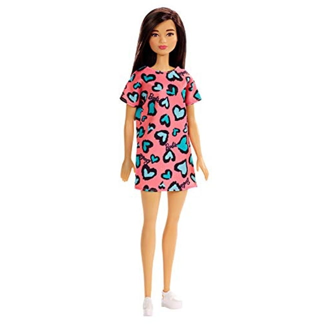 Barbie Blue Dress Pink Hearts Red Hair Doll Ghw48 Mattel for sale online 
