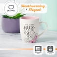 thumbnail image 3 of Christian Art Gifts Ceramic Coffee and Tea Mug for Women: May the Lord Bless You and Keep You - Numbers 6:24 Inspiration, (Hardcover), 3 of 5