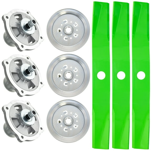 8TEN Blade Spindle Kit for Kubota RCK60P-781Z 60-inch K5645-34340 K5663-34510 MK1013694