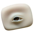 thumbnail image 3 of HILABEE Silicone Practicing Makeup Eye Lightweight Makeup Practice Training Right Brown, 3 of 6