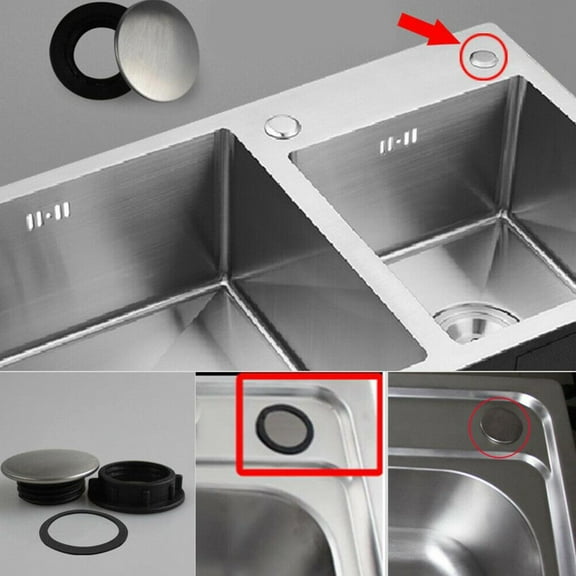 SSKFHGI Sink Plug Basin Faucet Hole Cover Water Stopper Kitchen Bathtub S Bathroom