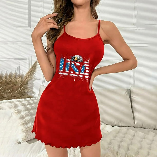 Camisón corto de talla grande para mujer, camisón de manga corta con estampado de pecho a la moda, camisón para mujer