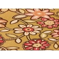 thumbnail image 1 of Ahgly Company Machine Washable Indoor Rectangle Transitional Yellow Orange Area Rugs, 2' x 4', 1 of 7