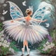 thumbnail image 4 of 5D DIY Con Forma Especial Parcial Hada 30x30cm, 4 of 7