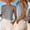 Black plus size striped crop top a1, variant on Women Plus Size Striped Crop Top Sleeveless Cotton Linen Blouse Casual Vacation Party Wear Summer Fashion Tops, Yellow M