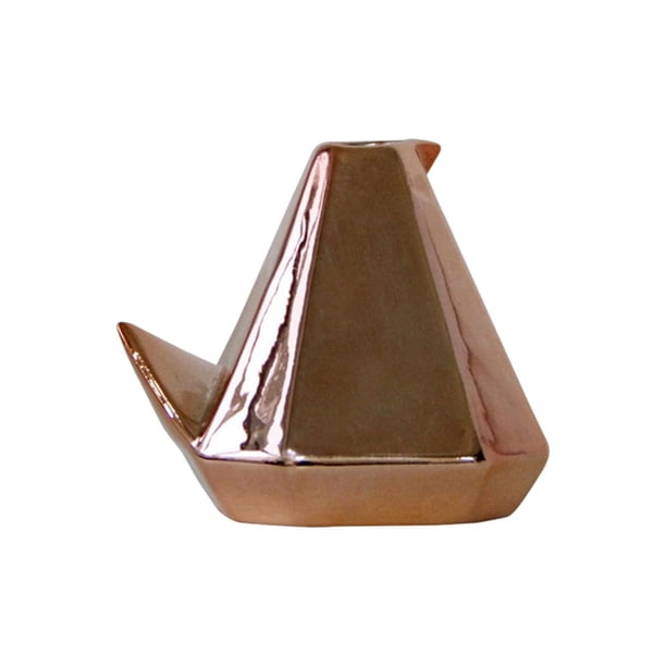 Florero de pájaro simple Gloria decorativa de ceramica creativa coleccionable para estante de escritorio comedor cafetería Decoración del hogar Jarrón de ceramica